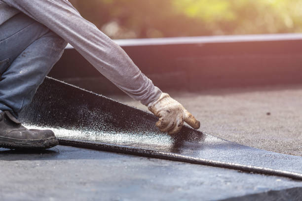 Professional Exterior Waterproofing technician working in La Grange Park, IL